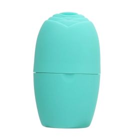 Ice Face Roller, Ice Roller For Face And Eye Beauty, Ice Massage Cup,Reusable Face Massage For Face Skin Care Silicone Ice Stick Face Ice Mold Icing T (Color: Green)